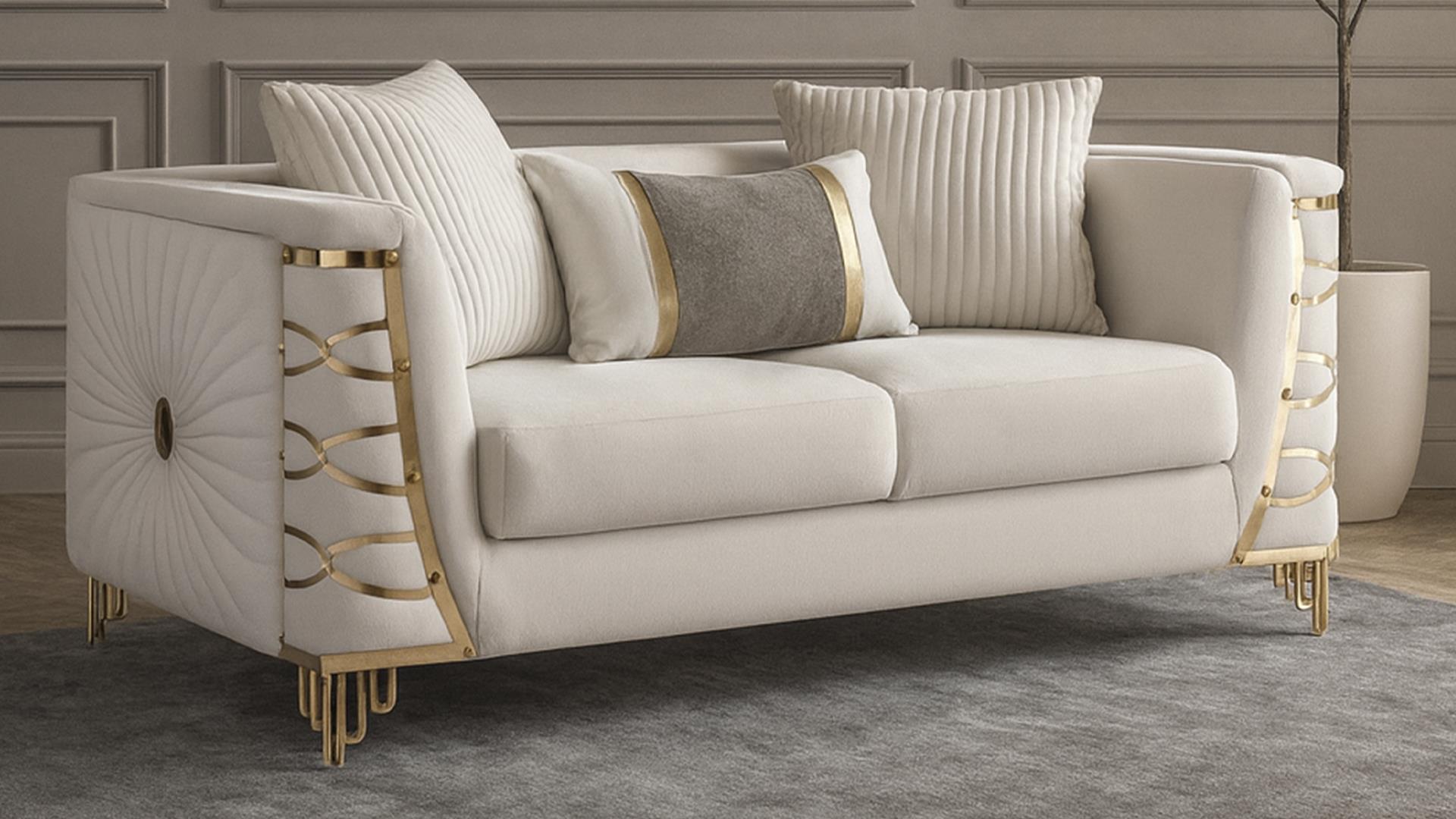 Contessa Living Room Collection - Beige