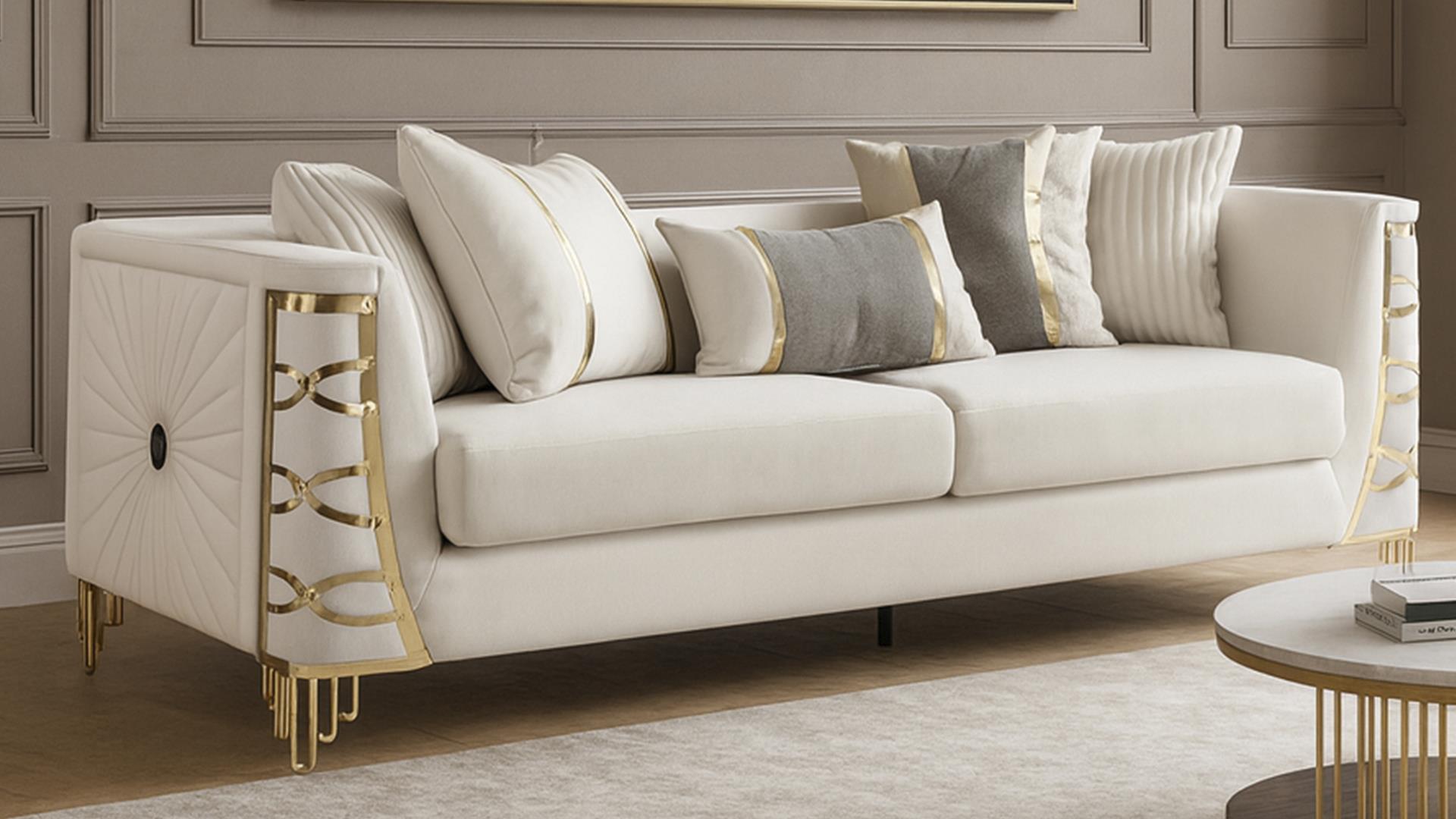 Contessa Living Room Collection - Beige