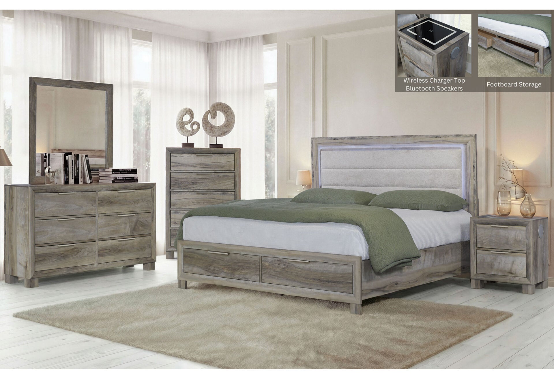 Callie Bedroom Collection - Brown