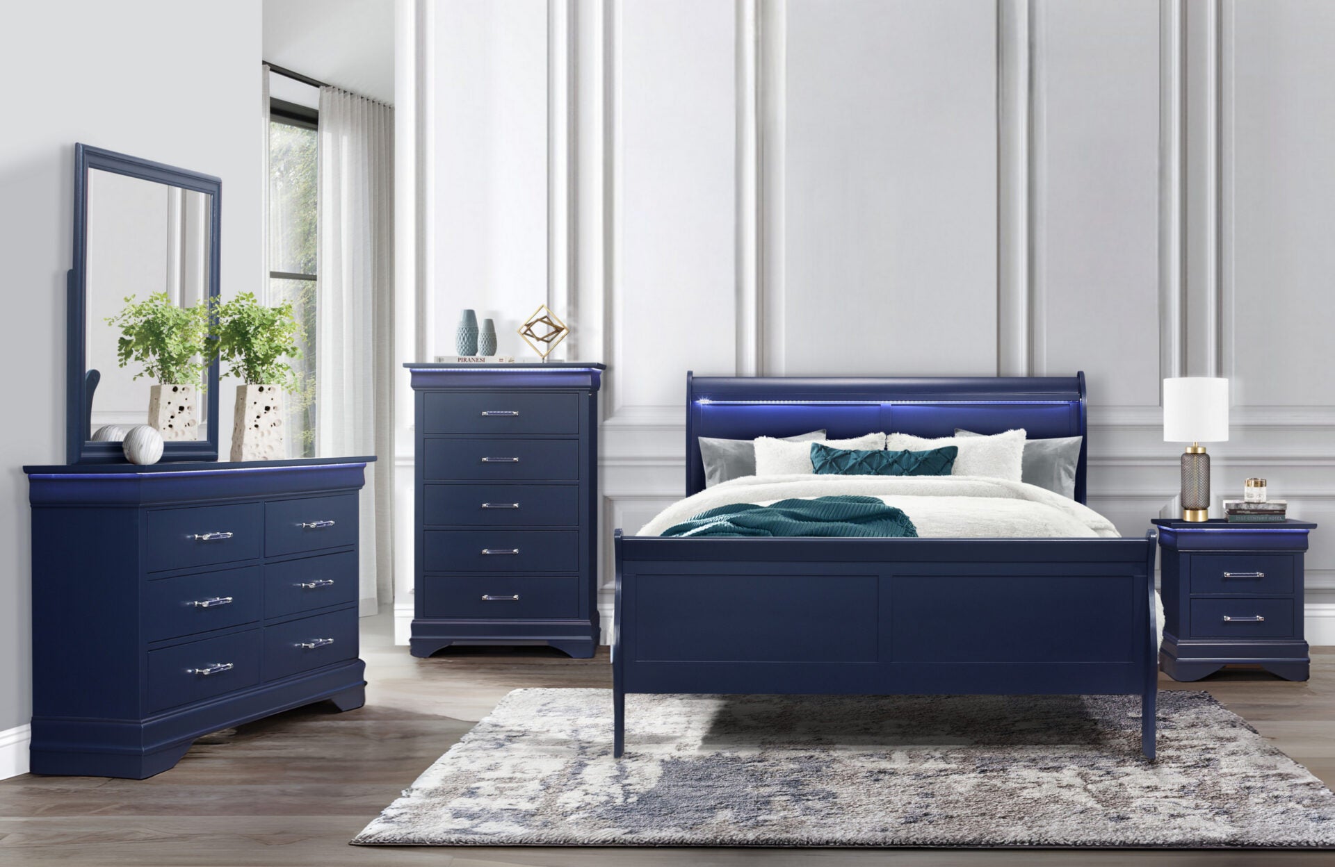 Charlie Bedroom Collection - Blue