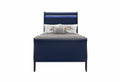 Charlie Blue Twin Bed With LED
