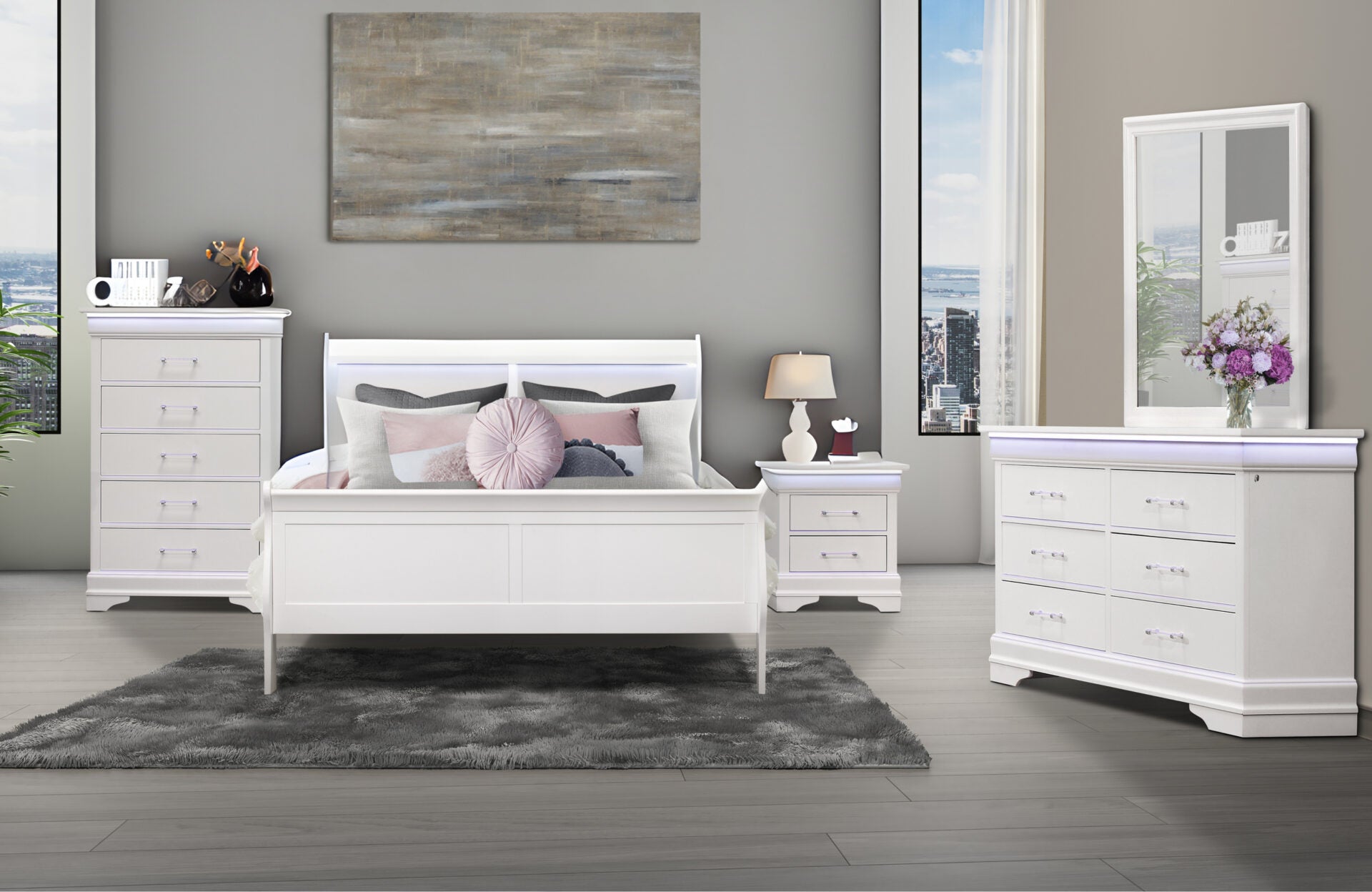 Charlie Bedroom Collection - White