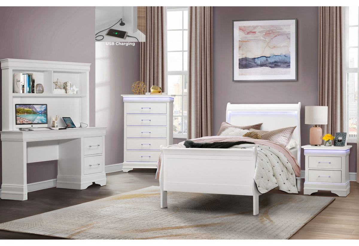 Charlie Bedroom Collection - White