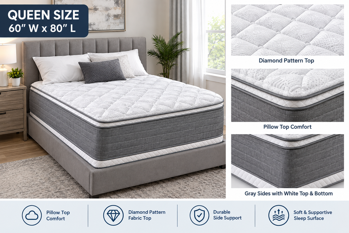 MM Piltop Mattress – Premium Pillow Top Comfort