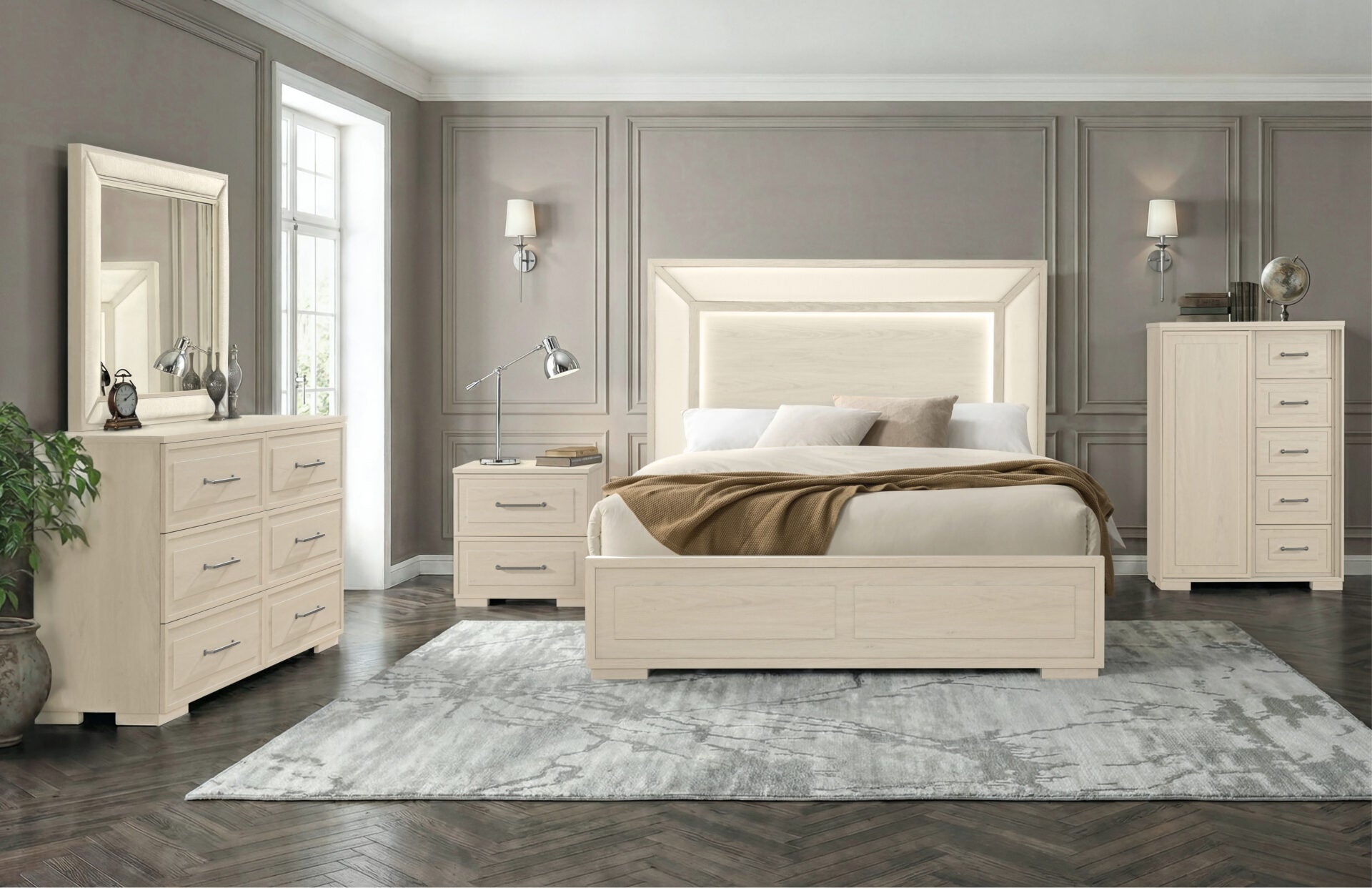 Clara Bedroom Collection - Beige