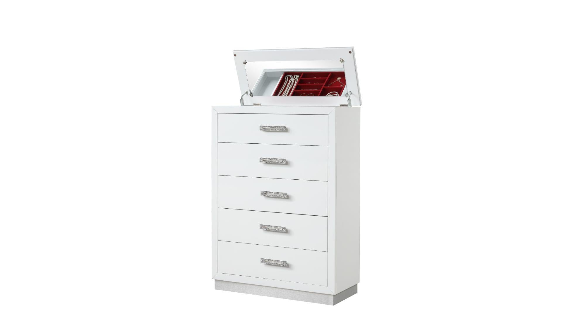 Coco Bedroom Collection - Milky White