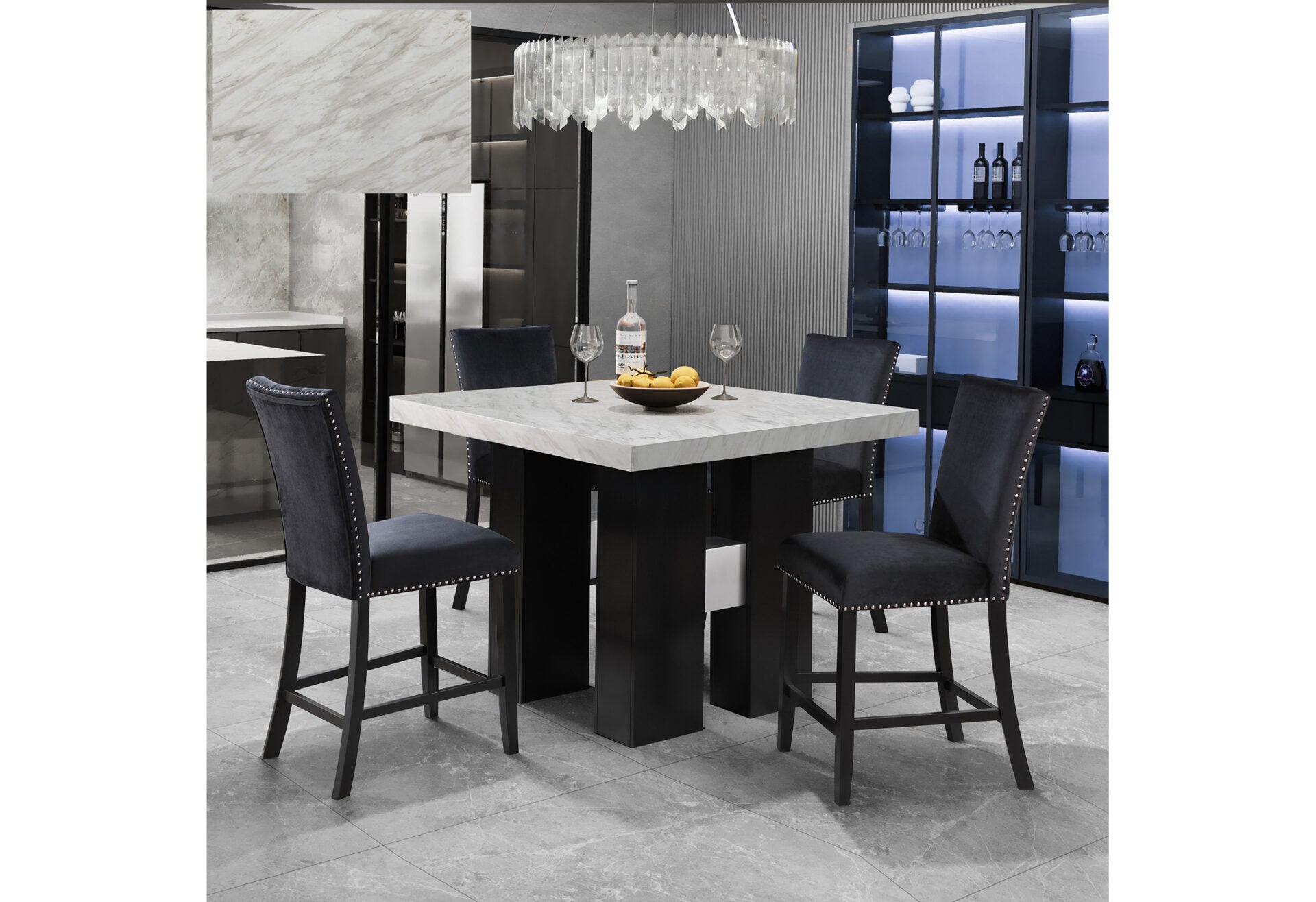 D04 Dining Room Collection - Black