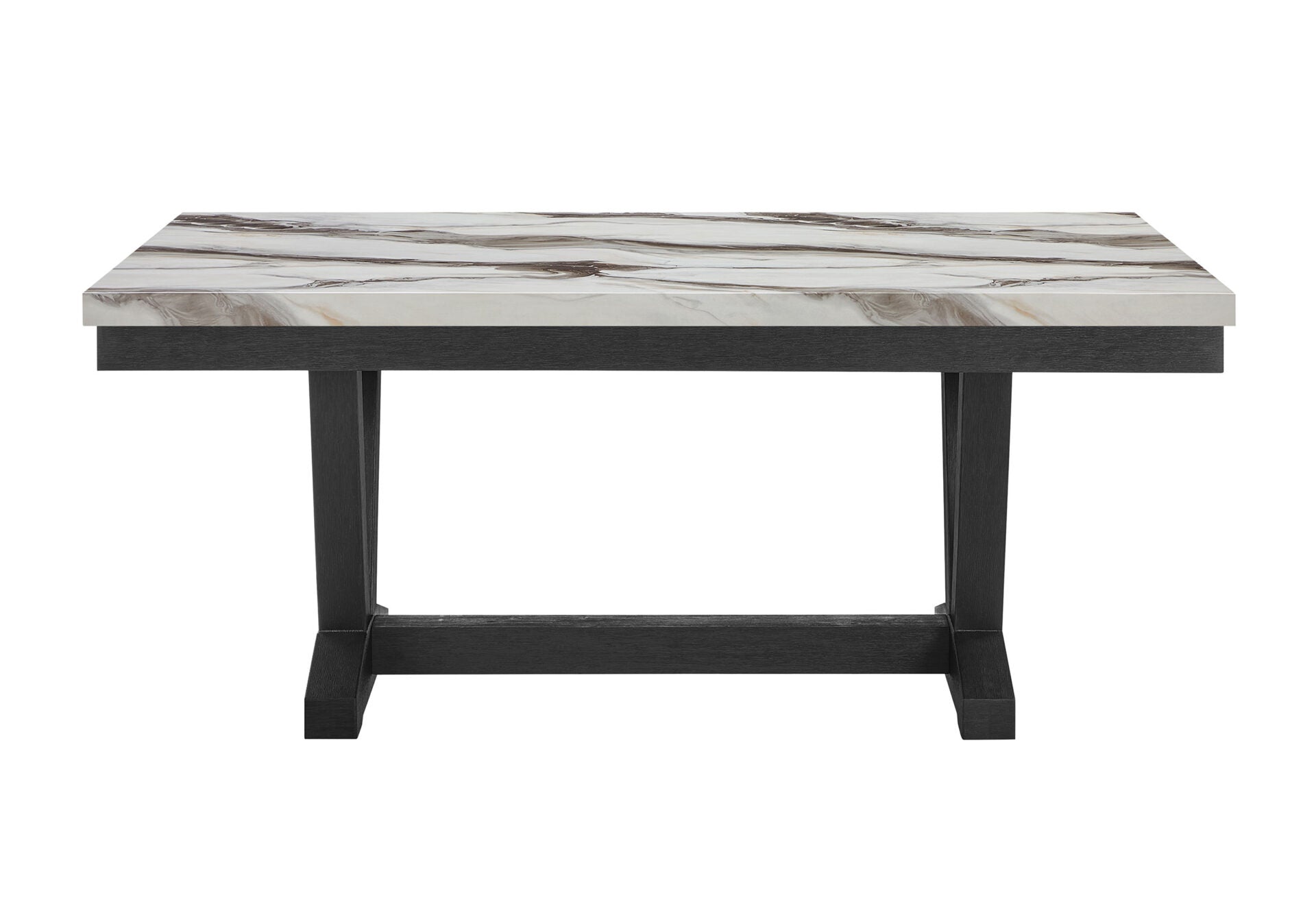 D1319 Black/White Dining Table