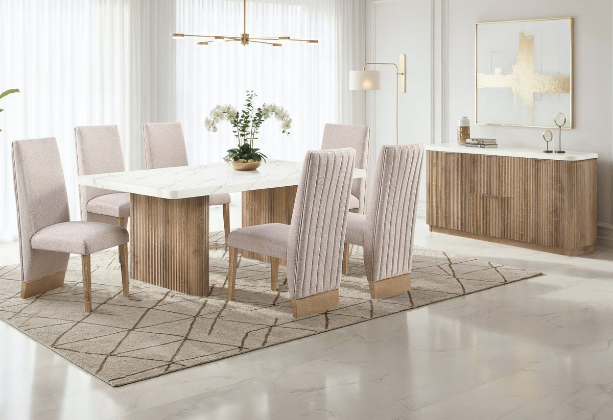 D2504DT Dining Room Collection - Light Grey