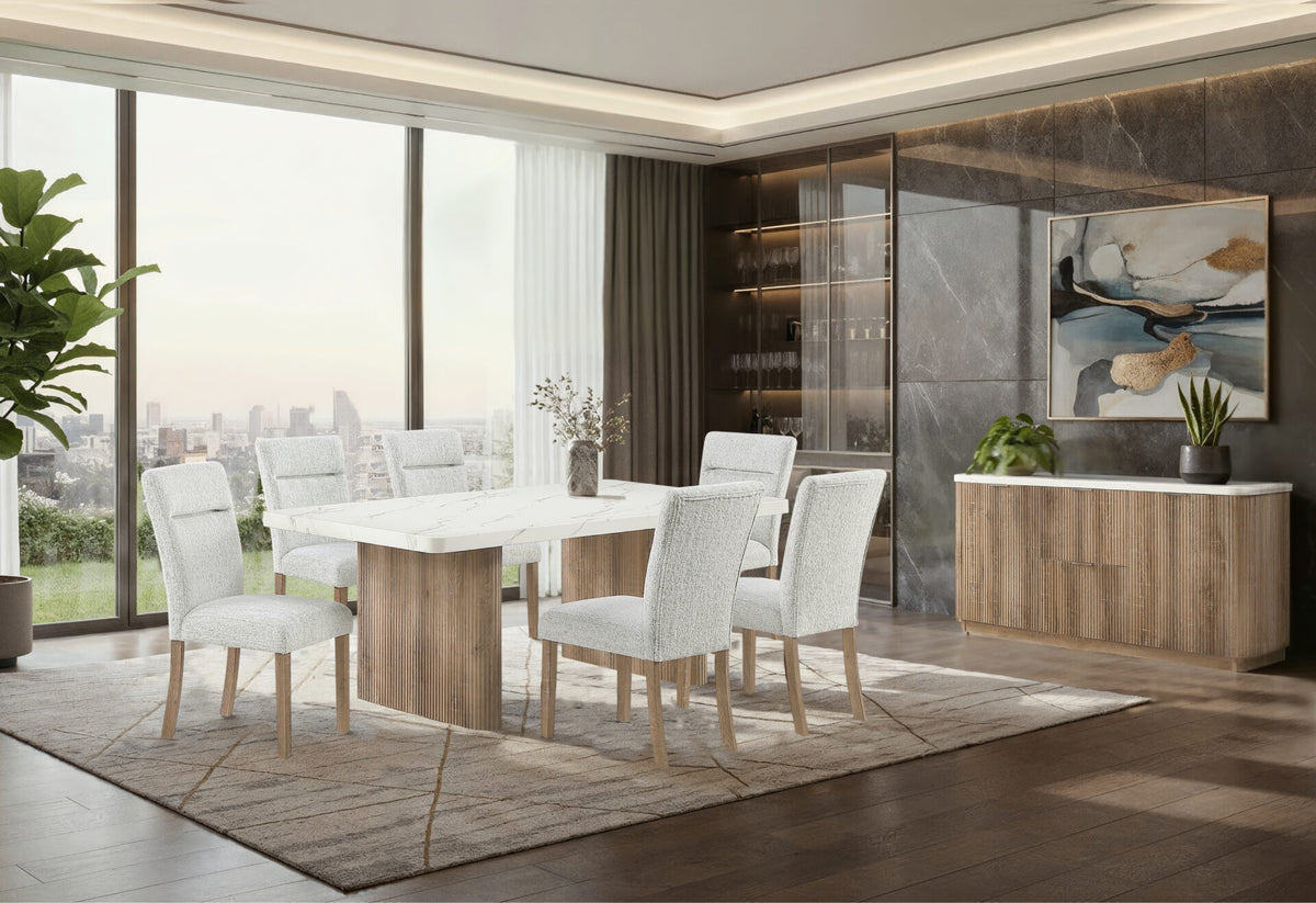 D2504DT Dining Room Collection - Light Grey