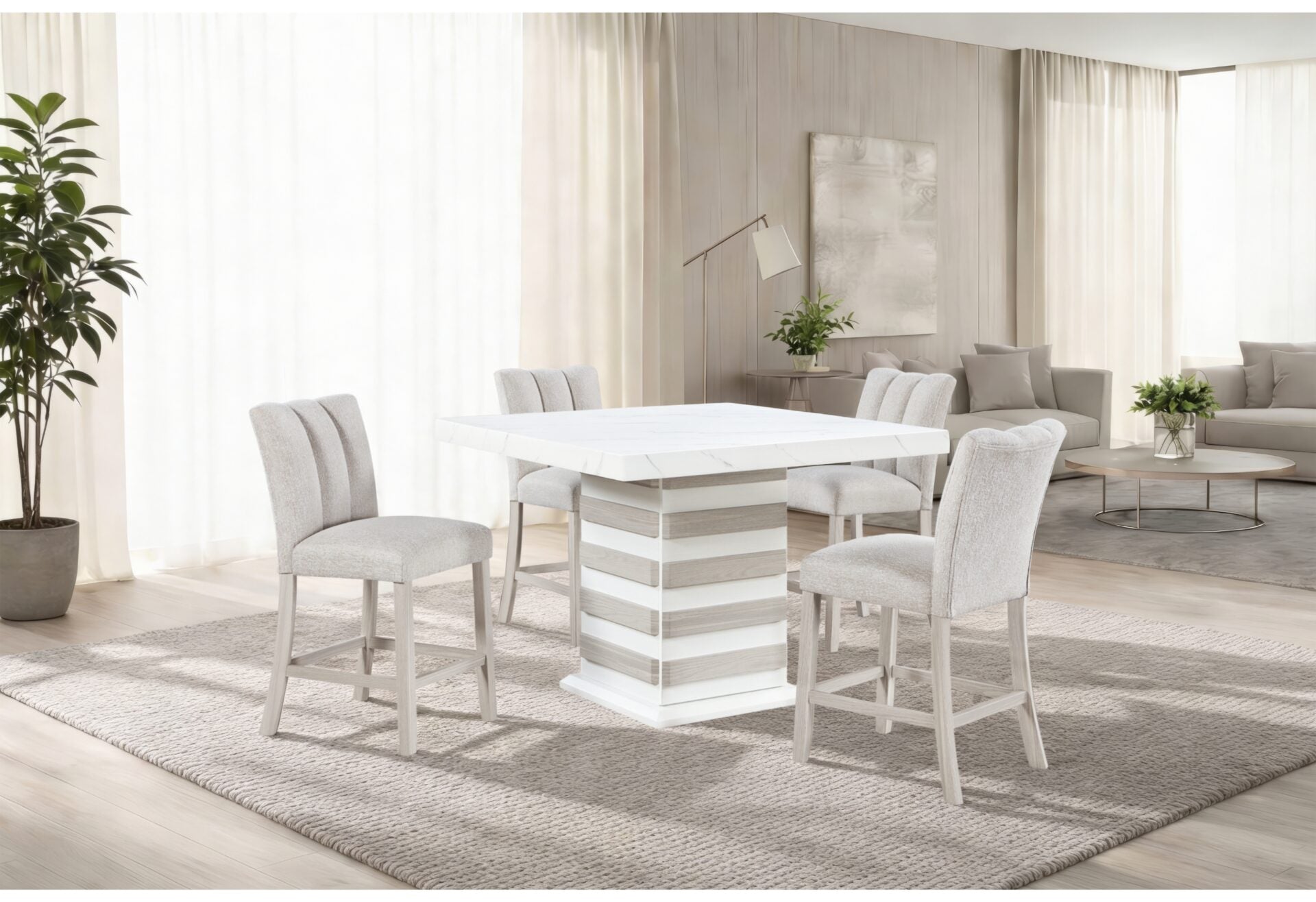 D2507 Dining Room Collection - White