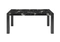 D4088DT Black Marble Dining Table
