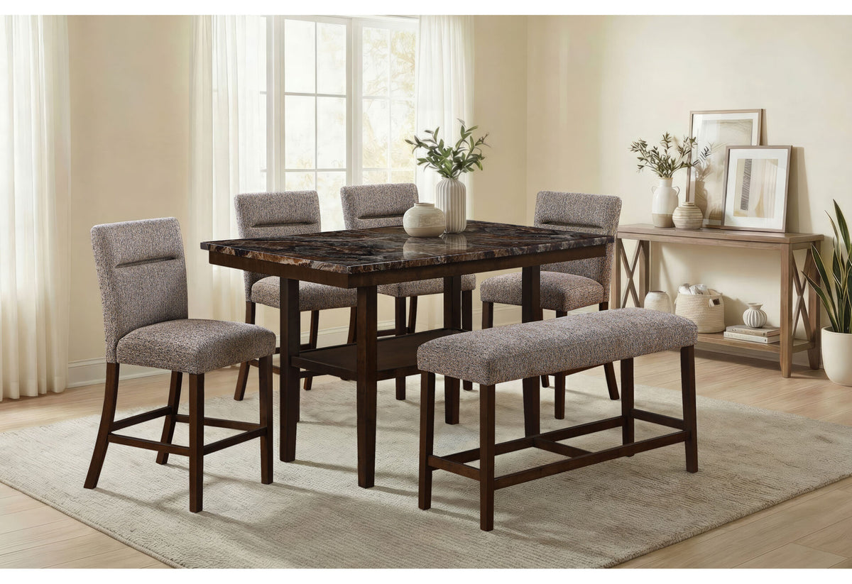 D4355 Dining Room Collection - Dark Brown