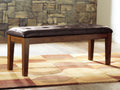 Ralene Large UPH Dining Room Bench - Medium Brown