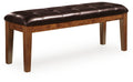 Ralene Large UPH Dining Room Bench - Medium Brown