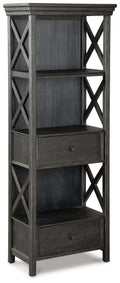 Tyler Creek Display Cabinet - Black/Gray
