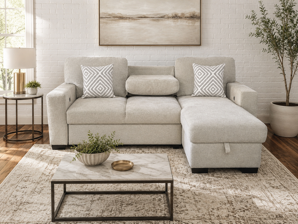 Labor Day Sale White Sectional With Free Rug !!!!