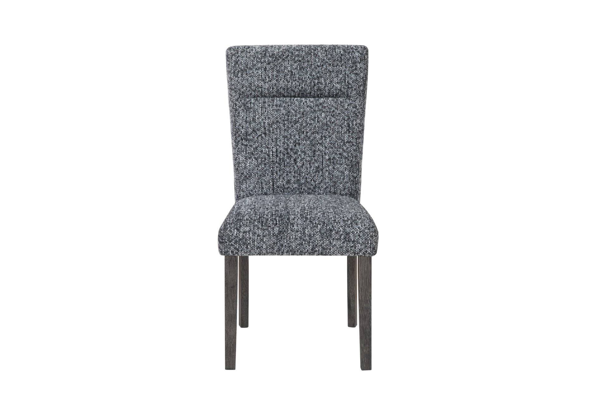 D86 Grey Dining Chair With Brown Legs