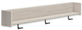 Socalle Wall Mounted Coat Rack w/Shelf - Light Natural