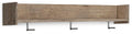 Oliah Wall Mounted Coat Rack w/Shelf - Natural