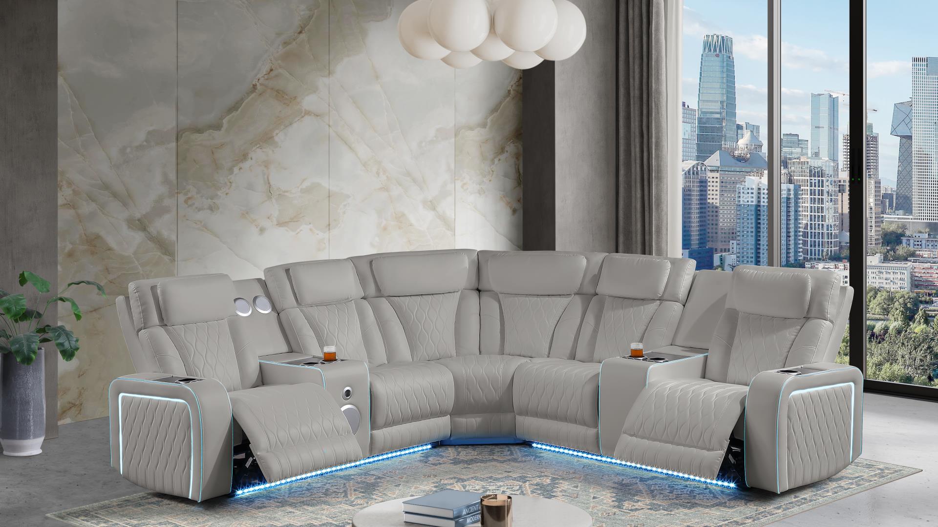 Electra Living Room Collection - Gray