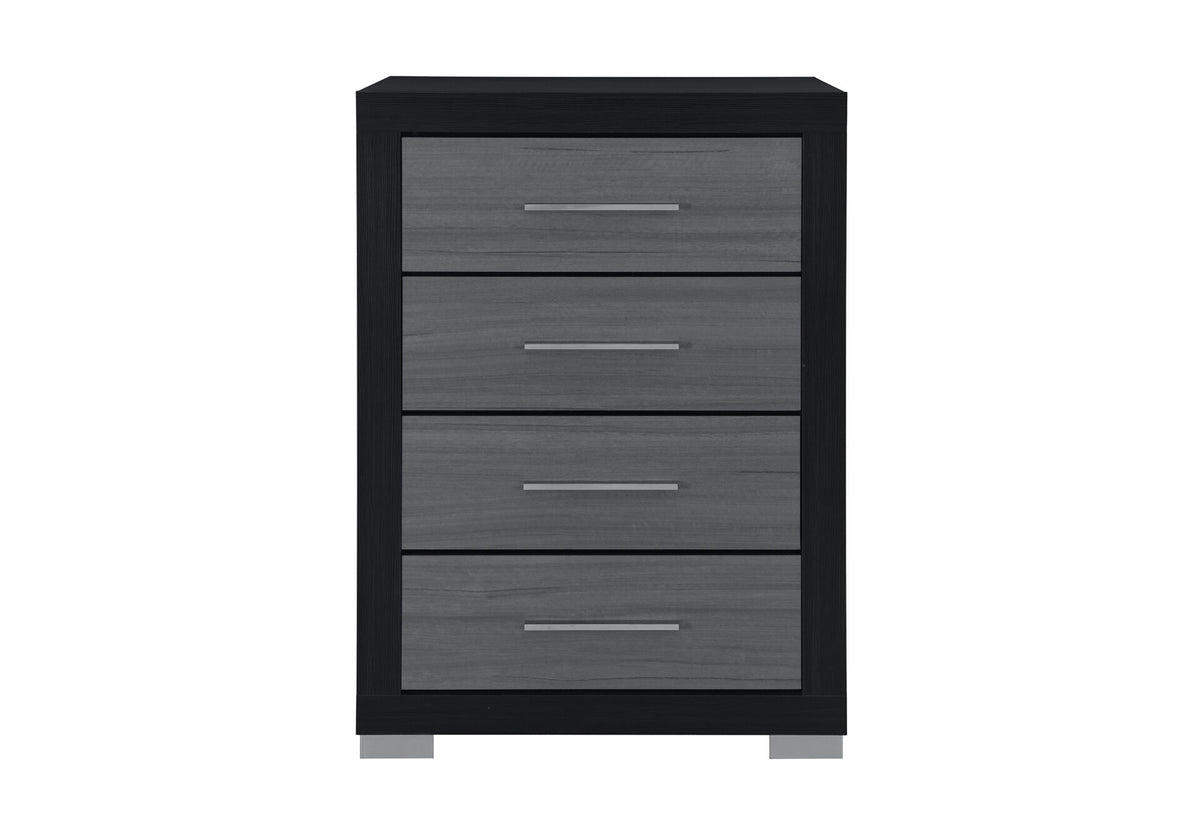 Emma Bedroom Collection - Grey/Black