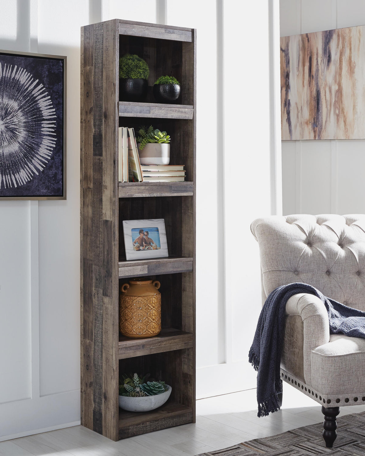Derekson Entertainment Collection - Multi Gray
