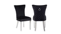 Eva Dining Chairs in Stainless Steel