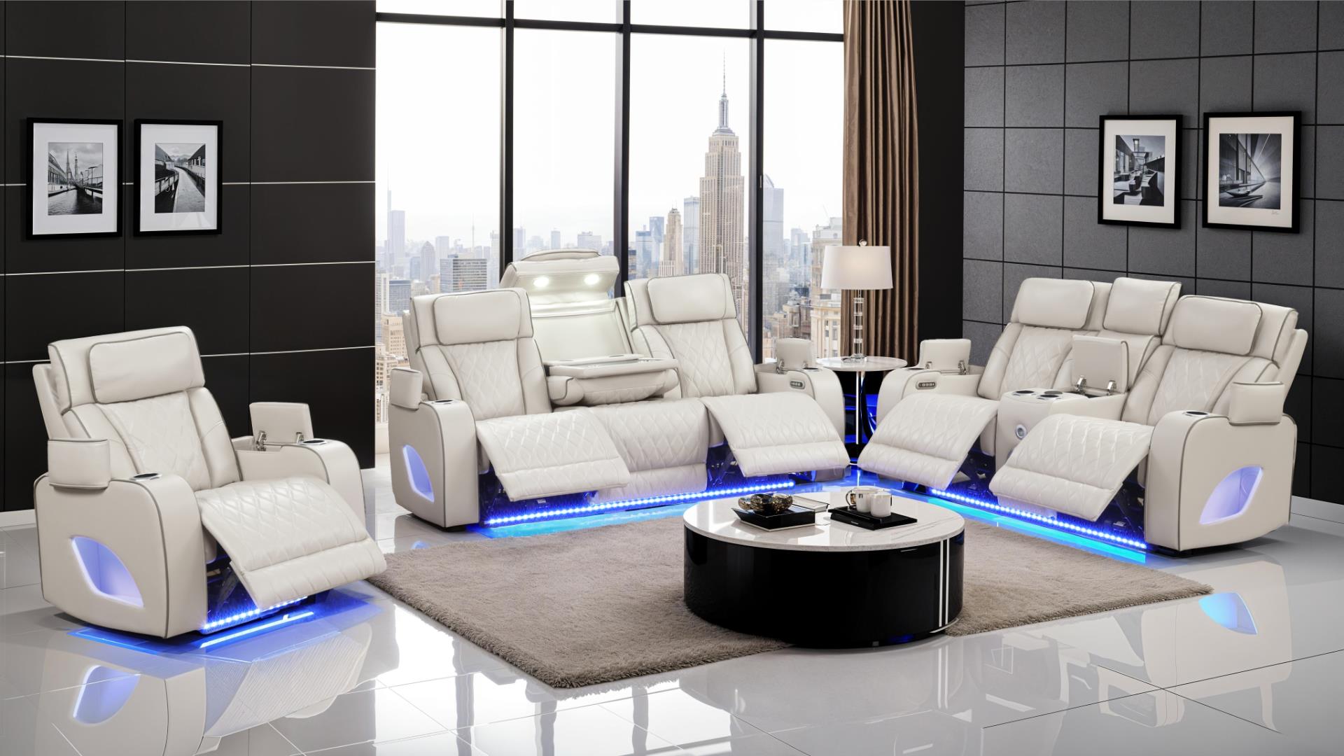 Fortuner Living Room Collection - Ice