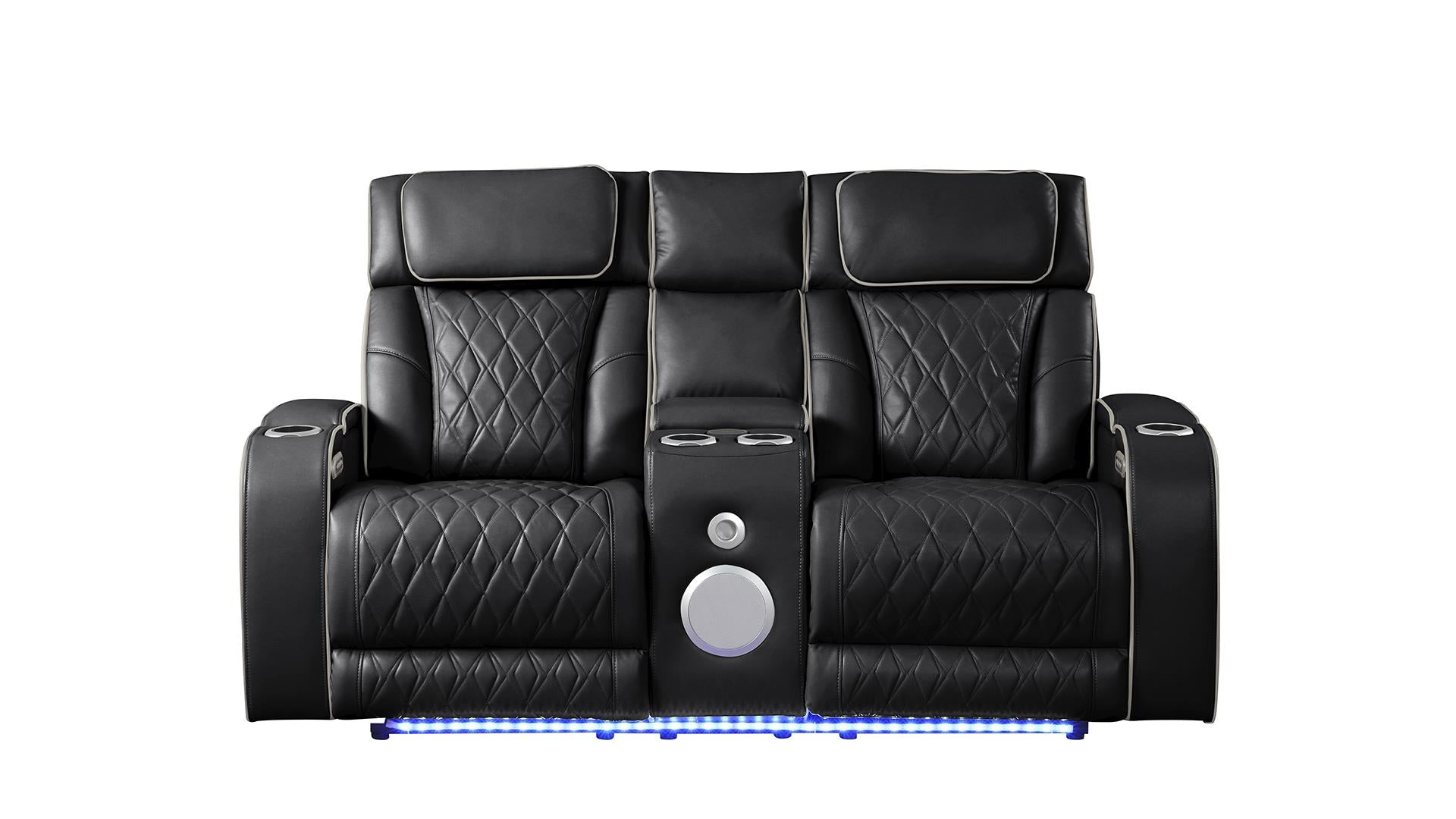 Fortuner Living Room Collection - Black