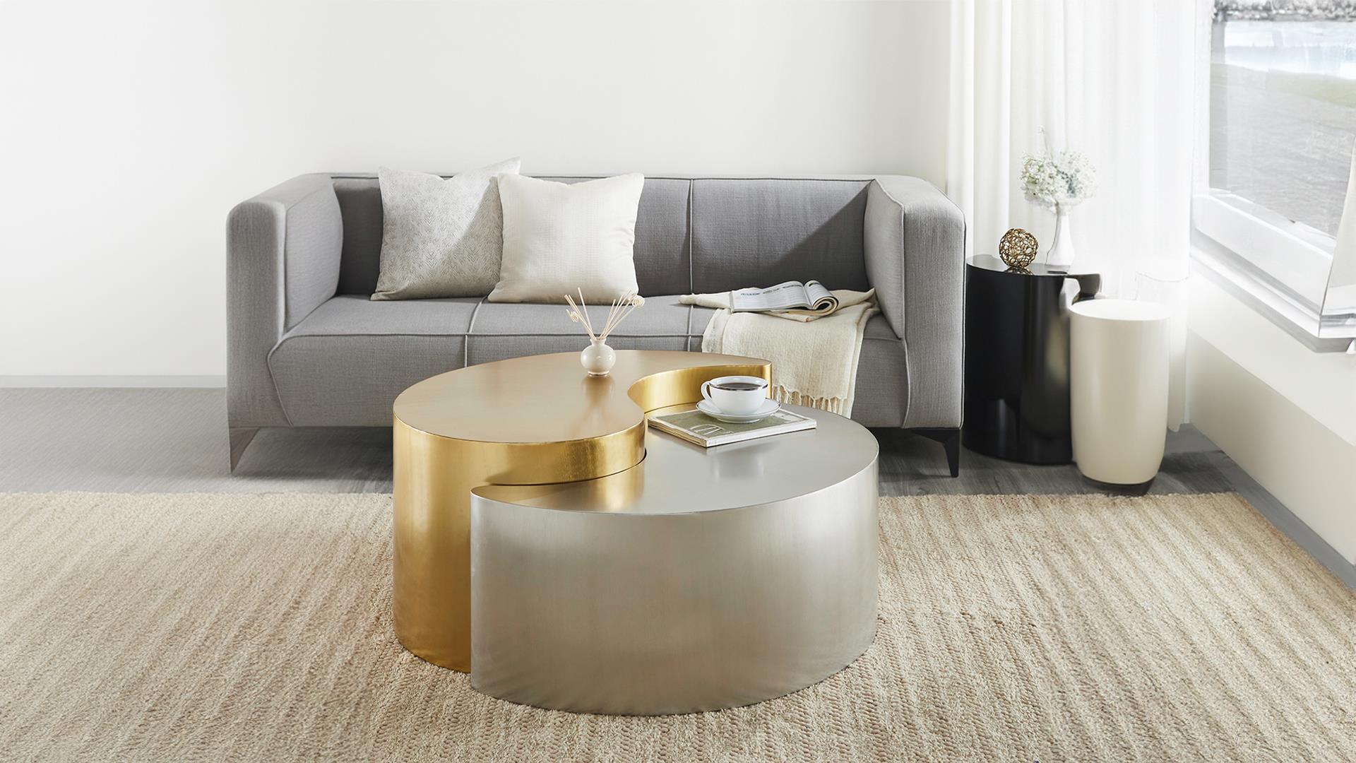 Ying Occasional Table Collection - Silver