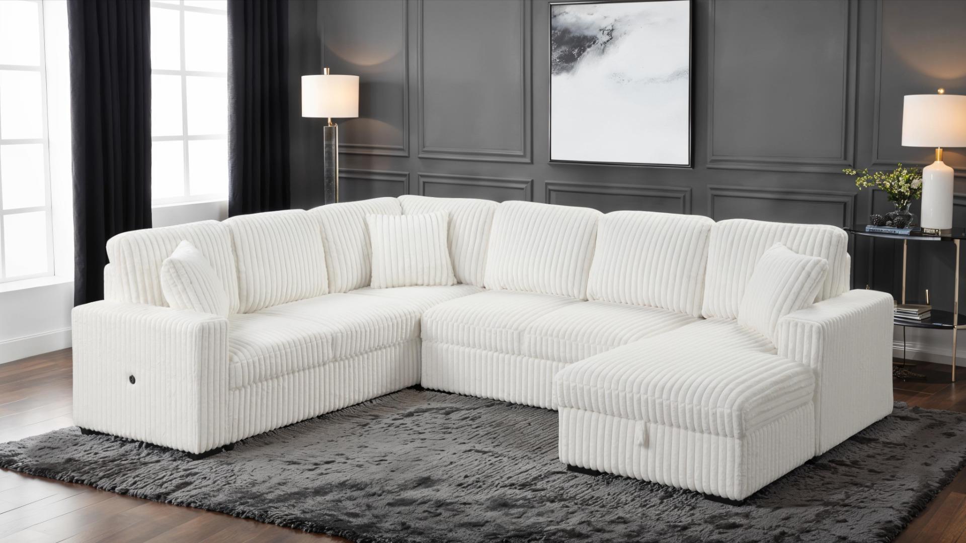Grande Sectional Cream