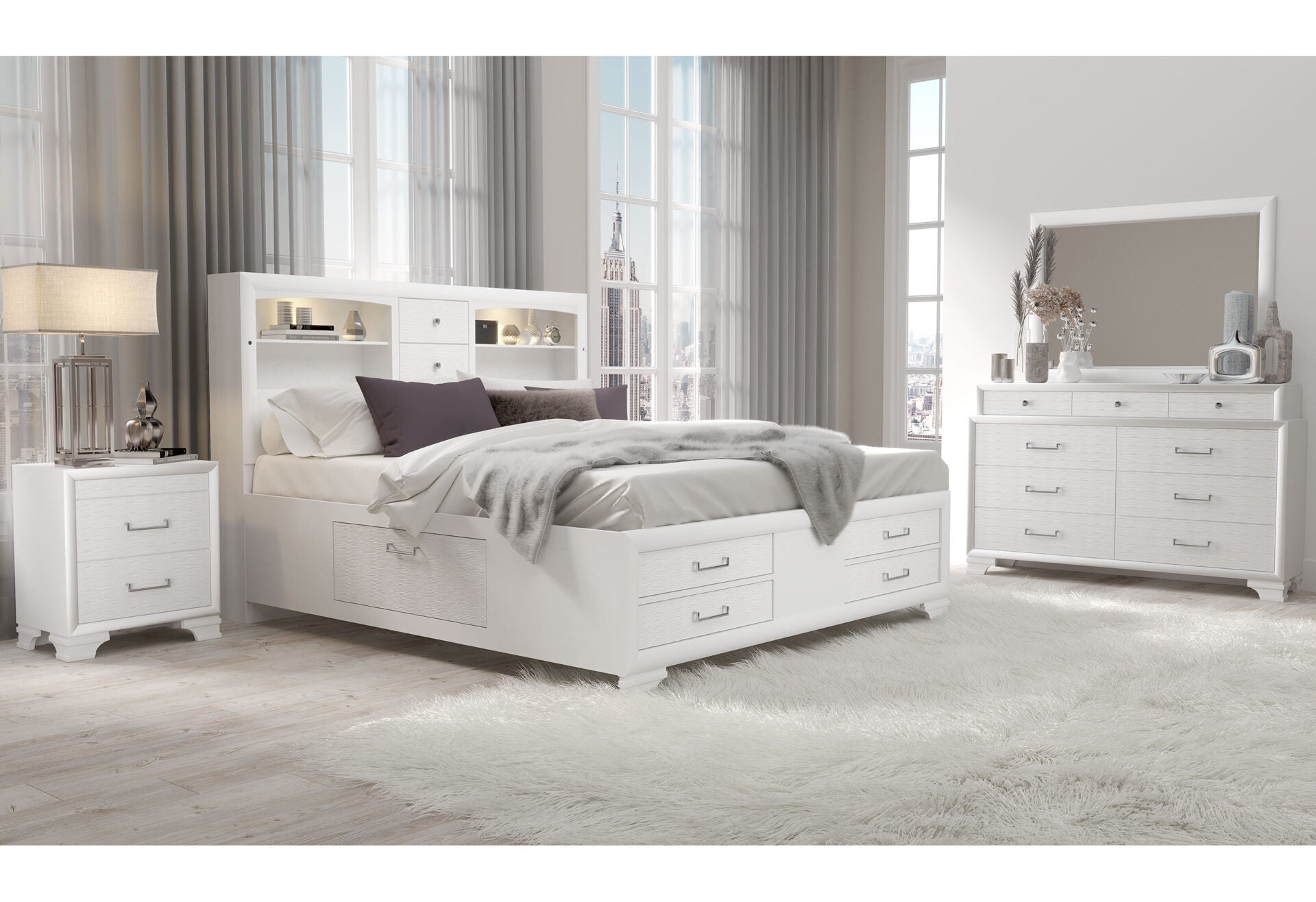 Jordyn Bedroom Collection - White