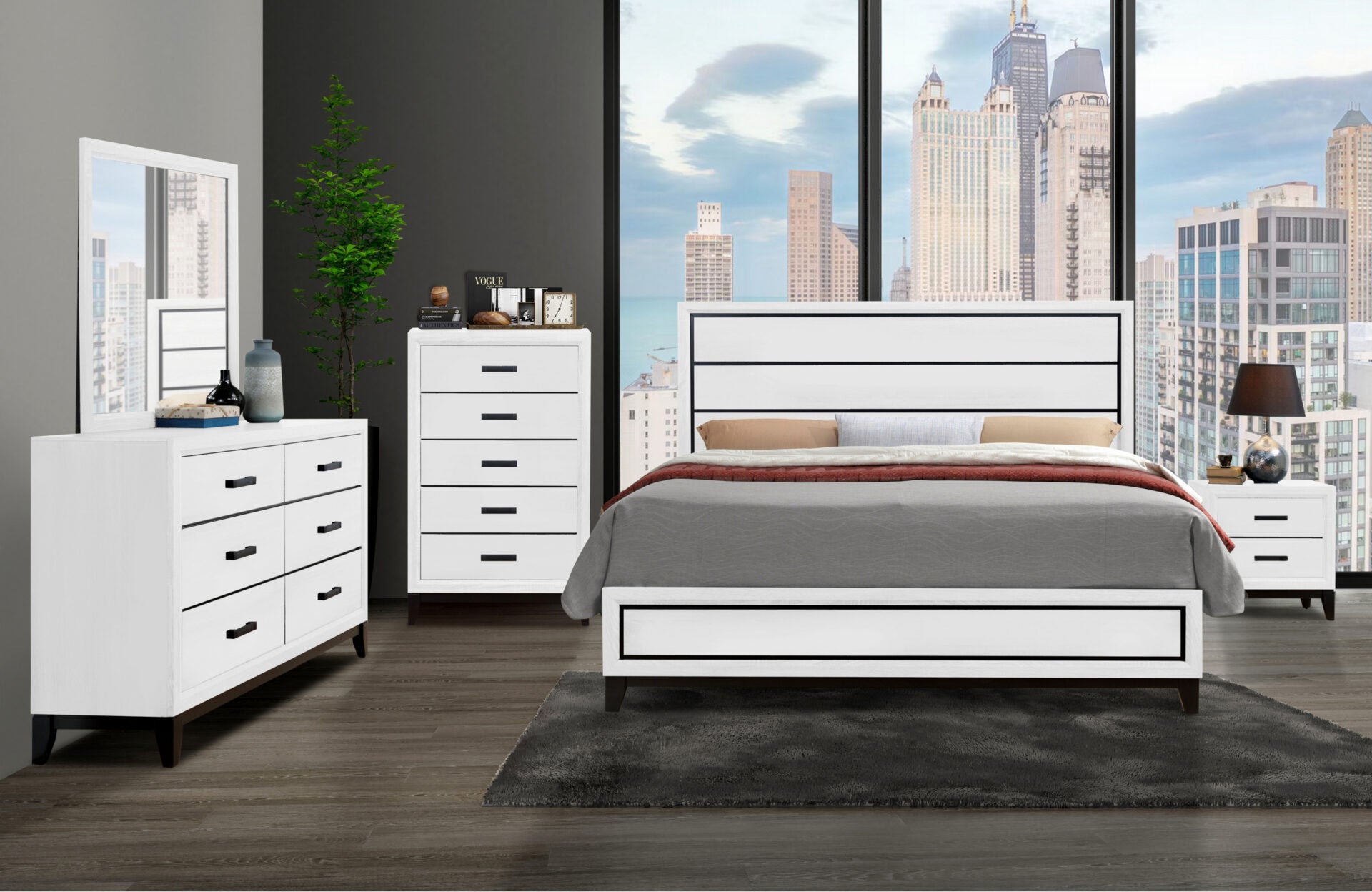 Kate Bedroom Collection - White