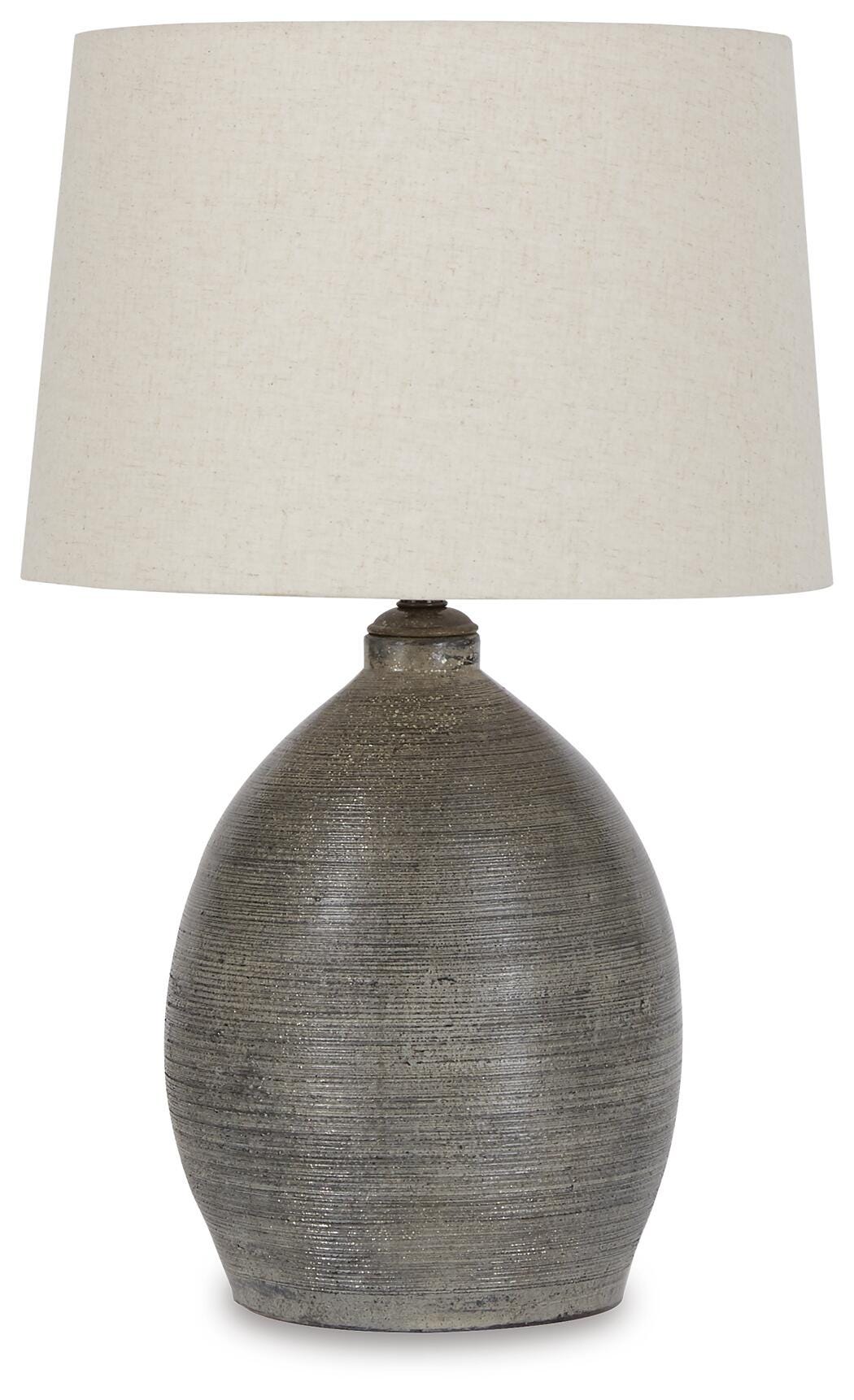 Joyelle Terracotta Table Lamp (1/CN) - Gray