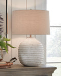 Jamon Ceramic Table Lamp (1/CN) - Beige