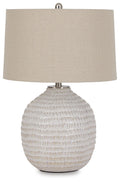 Jamon Ceramic Table Lamp (1/CN) - Beige