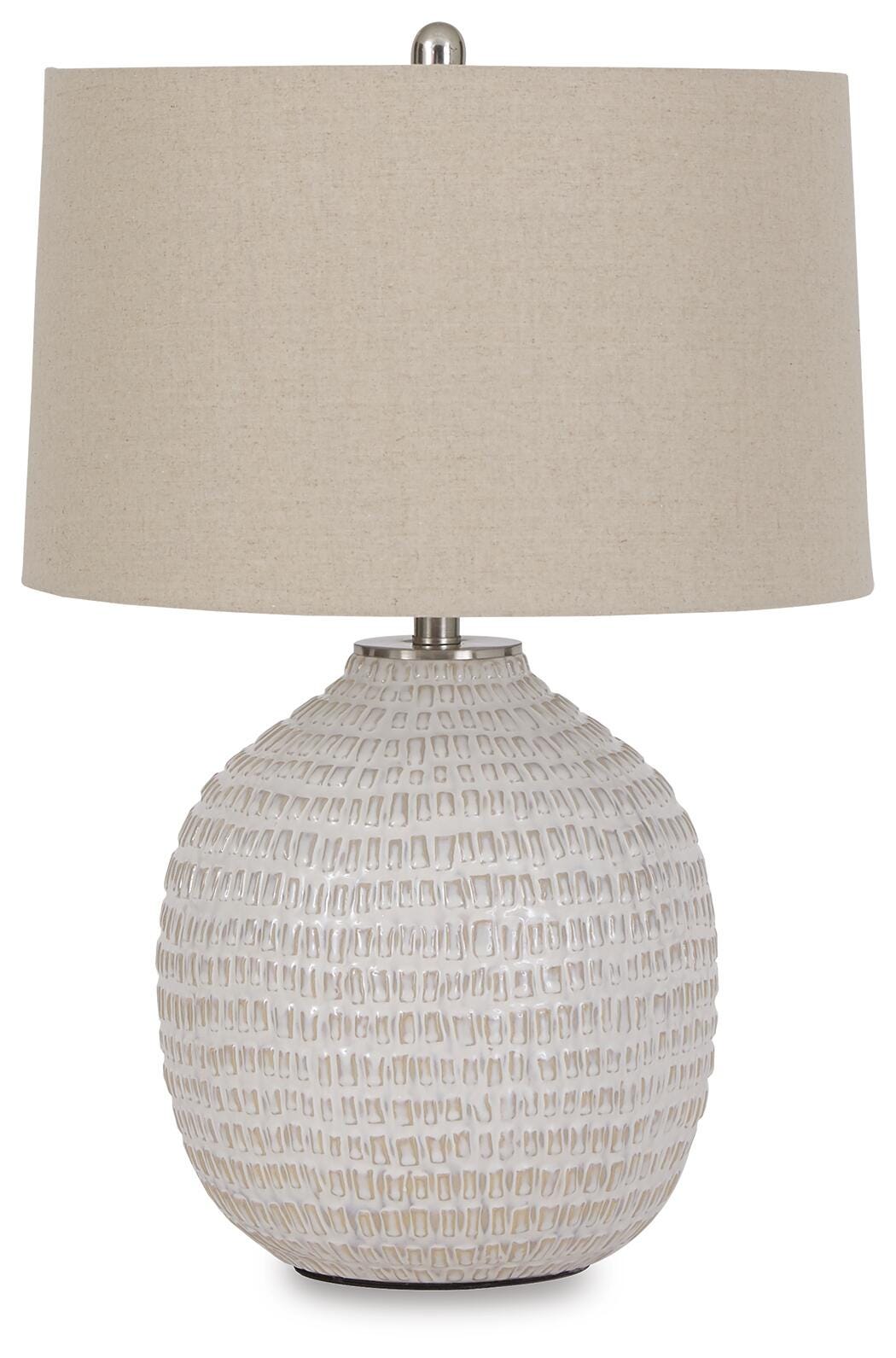 Jamon Ceramic Table Lamp (1/CN) - Beige