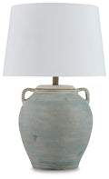 Shawburg Terracotta Table Lamp (1/CN) - Antique Green