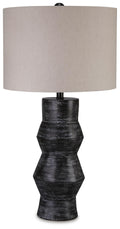 Kerbert Terracotta Table Lamp (1/CN) - Distressed Black
