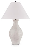 Ashbend Ceramic Table Lamp (1/CN) - Antique White