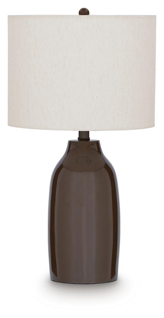 Jyler Terracotta Table Lamp (1/CN) - Brown