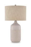 Capwich Ceramic Table Lamp (1/CN) - Beige/White