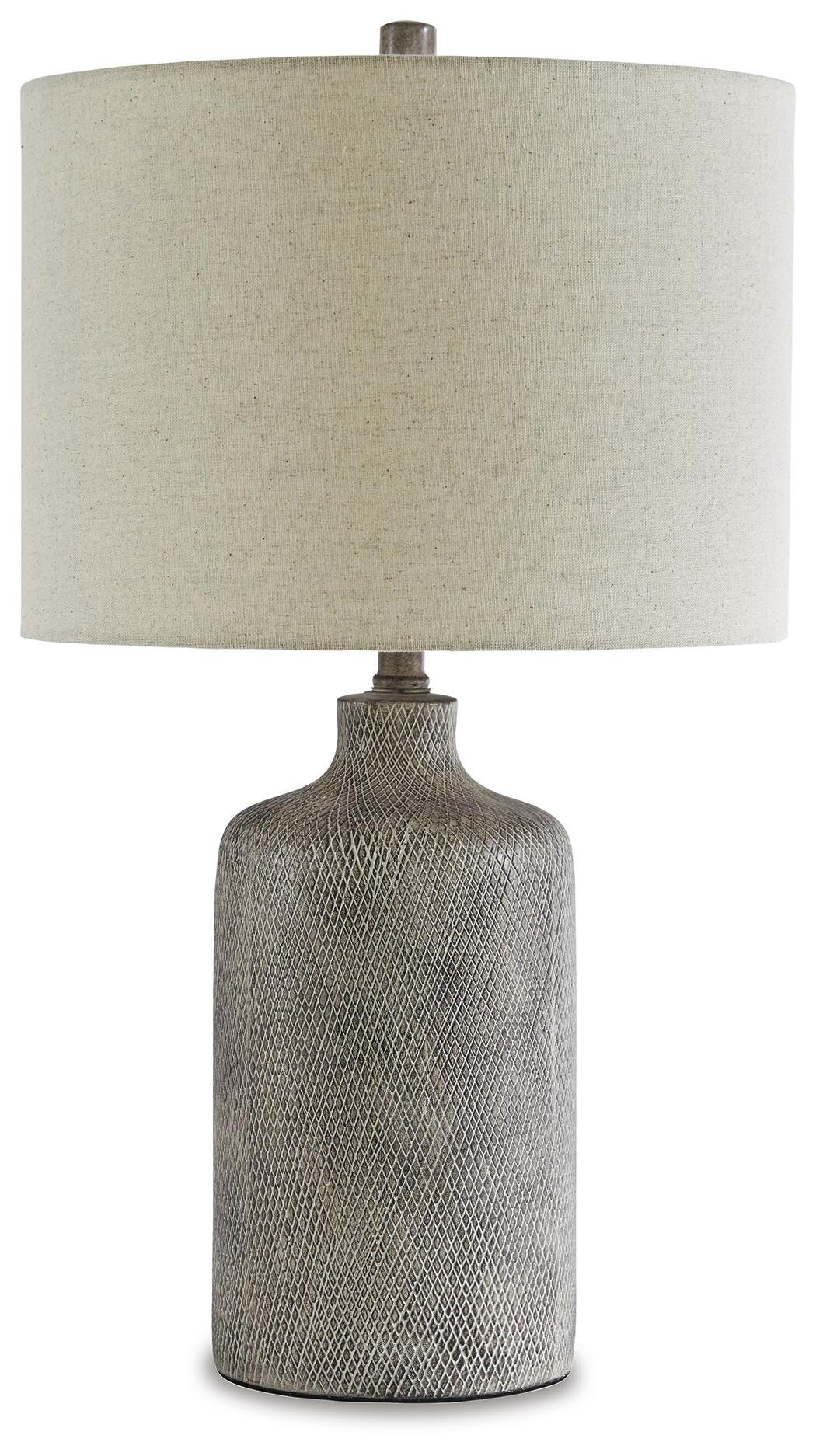 Linus Ceramic Table Lamp (1/CN) - Antique Black