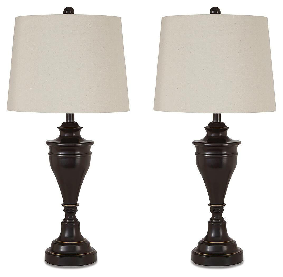 Darlita Metal Table Lamp (2/CN) - Bronze Finish