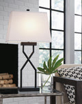 Brookthrone Metal Table Lamp (2/CN) - Black