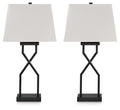 Brookthrone Metal Table Lamp (2/CN) - Black