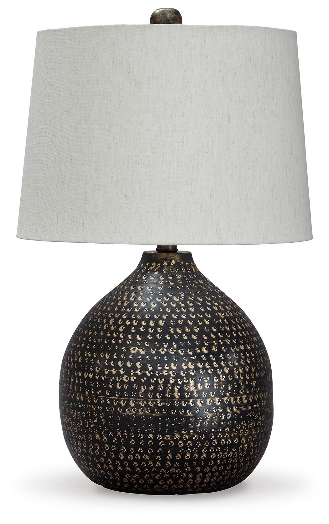 Maire Metal Table Lamp (1/CN) - Black/Gold Finish