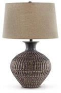 Magan Metal Table Lamp (1/CN) - Antique Bronze Finish
