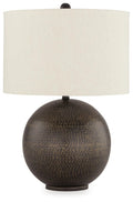 Hambell Metal Table Lamp (1/CN) - Black/Gold Finish
